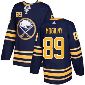 Wholesale Cheap Adidas Sabres #89 Alexander Mogilny Navy Blue Home Authentic Stitched NHL Jersey
