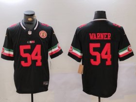Cheap Men\'s San Francisco 49ers #54 Fred Warner Black F.U.S.E. Mexico With Gate Bridge Patch Vapor Limited Stitched Football Jersey