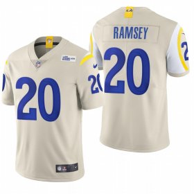 Wholesale Cheap Los Angeles Rams #20 Jalen Ramsey Men\'s Nike Bone 2020 Vapor Untouchable Limited NFL Jersey