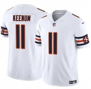 Men's Chicago Bears #11 Case Keenum White 2025 F.U.S.E. Vapor Untouchable Limited Football Stitched Jersey Cheap Wholesale