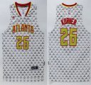 Wholesale Cheap Men's Atlanta Hawks #26 Kyle Korver Revolution 30 Swingman 2015-16 New White Jersey