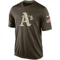 Wholesale Cheap Men's Oakland Athletics Salute To Service Nike Dri-FIT T-Shirt