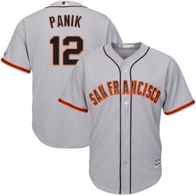 Wholesale Cheap Giants #12 Joe Panik Grey Road Cool Base Stitched Youth MLB Jersey