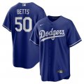 Cheap Men's Los Angeles Dodgers #50 Mookie Betts Royal Limited Stitched Baseball Jersey