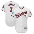 Wholesale Cheap Nationals #7 Trea Turner White 2019 Spring Training Flex Base Stitched MLB Jersey