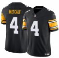Cheap Men's Pittsburgh Steelers #4 DK Metcalf Black 2025 F.U.S.E. Vapor Untouchable Limited Football Stitched Jersey