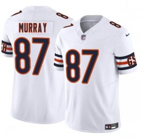 Men\'s Chicago Bears #87 Jordan Murray White 2025 F.U.S.E. Vapor Football Stitched Jersey Cheap