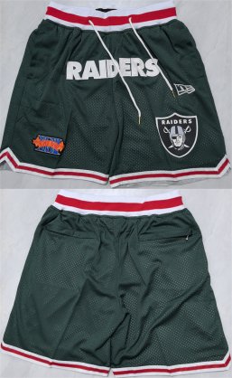 Cheap Men\'s Las Vegas Raiders Black Shorts (Run Small)