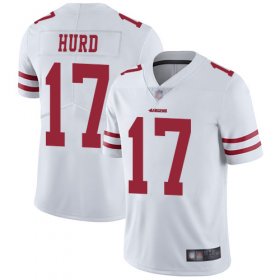 Wholesale Cheap Nike 49ers #17 Jalen Hurd White Men\'s Stitched NFL Vapor Untouchable Limited Jersey