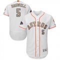 Wholesale Cheap Astros #5 Jeff Bagwell White FlexBase Authentic 2018 Gold Program Cool Base Stitched MLB Jersey