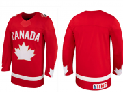 Cheap MEN'S TEAM CANADA ADULT RED CUSTOM HOCKEY JERSEY
