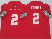 Cheap Men's Ohio State Buckeyes #2 Emeka Egbuka Red 2025 F.U.S.E. Limited Stitched Jersey