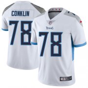 Wholesale Cheap Nike Titans #78 Jack Conklin White Men's Stitched NFL Vapor Untouchable Limited Jersey