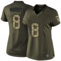 Wholesale Cheap Nike Titans #8 Marcus Mariota Green Women's Stitched NFL Limited 2015 Salute to Service Jersey