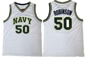 Wholesale Cheap Men\'s San Antonio Spurs #50 David Robinson The Admiral Soul White Swingman Stitched NBA Jersey