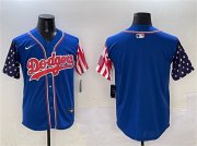 Cheap Men's Los Angeles Dodgers Blank Royal Limited Stitched Baseball Jersey