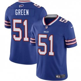 Men\'s Buffalo Bills #51 Kendrick Green Blue 2025 Vapor Untouchable Limited Football Stitched Jersey Cheap