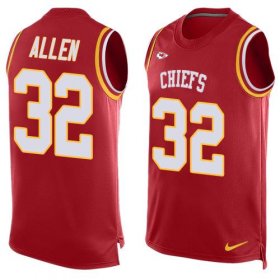 Wholesale Cheap Nike Chiefs #32 Marcus Allen Red Team Color Men\'s Stitched NFL Limited Tank Top Jersey