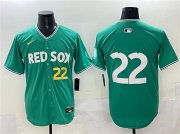 Men's Boston Red Sox #22 Garrett Whitlock Green 2025 City Connect Limited Stitched Baseball Jersey Cheap