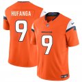 Men's Denver Broncos #9 Talanoa Hufanga Orange 2025 F.U.S.E. Vapor Limited Football Stitched Jersey Cheap