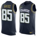 Wholesale Cheap Nike Chargers #85 Antonio Gates Navy Blue Team Color Men's Stitched NFL Limited Tank Top Jersey