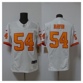 Men\'s Tampa Bay Buccaneers #54 Lavonte David White 2025 F.U.S.E. Vapor Limited Football Stitched Jersey Cheap Wholesale
