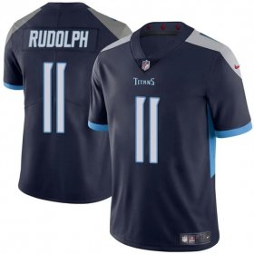Cheap Men\'s Tennessee Titans #11 Mason Rudolph Navy Vapor Limited Football Stitched Jersey