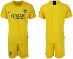 Wholesale Cheap Boca Juniors Blank Yellow Goalkeeper Soccer Club Jersey