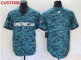 Cheap Men's Los Angeles Angels Custom Teal 2023 All Star Cool Base Stitched Jersey