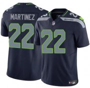 Men's Seattle Seahawks #22 Damien Martinez Navy 2025 F.U.S.E. Vapor Untouchable Limited Football Stitched Jersey Cheap Wholesale