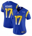 Women's Los Angeles Rams #17 Davante Adams Blue 2025 Vapor Untouchable Limited Football Stitched Jersey(Run Small) Cheap