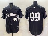 Men's New York Yankees #99 Aaron Judge Black 'Gothic Legacy Edition' Vapor Premier Limited Stitched Baseball Jersey Cheap Wholesale