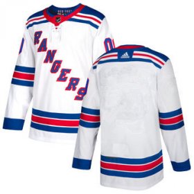 Cheap Men\'s New York Rangers adidas White Authentic Blank Jersey