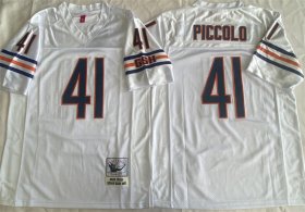 Cheap Men\'s Chicago Bears #41 Brian Piccolo White Limited Stitched Football Jersey