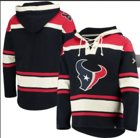 Wholesale Cheap Men\'s Houston Texans Blank Navy Blue Team Color NFL Nike Hoodie