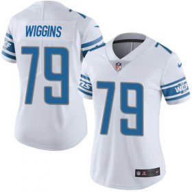 Wholesale Cheap Nike Lions #79 Kenny Wiggins White Women\'s Stitched NFL Vapor Untouchable Limited Jersey
