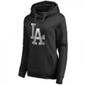 Wholesale Cheap Women's Los Angeles Dodgers Platinum Collection Pullover Hoodie Black