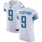 Wholesale Cheap Nike Lions #9 Matthew Stafford White Men's Stitched NFL Vapor Untouchable Elite Jersey