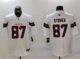 Cheap Men's Houston Texans #87 Cade Stover White Vapor Untouchable Football Stitched Jersey