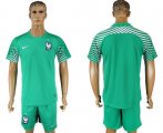 Wholesale Cheap France Blank Green Goalkeeper Soccer Country Jersey