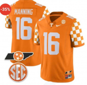 Cheap Men's Tennessee Volunteers #16 Peyton Manning Orange F.U.S.E. Stitched Jersey