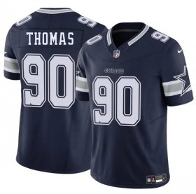 Men\'s Dallas Cowboys #90 Solomon Thomas Navy 2025 F.U.S.E. Vapor Untouchable Limited Football Stitched Jersey Cheap