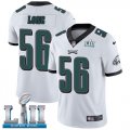 Wholesale Cheap Nike Eagles #56 Chris Long White Super Bowl LII Youth Stitched NFL Vapor Untouchable Limited Jersey