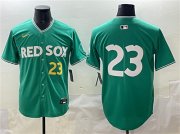 Cheap Men's Boston Red Sox #23 Romy Gonzalez Green 2025 City Connect Limited Stitched Baseball Jersey