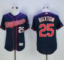 Wholesale Cheap Twins #25 Byron Buxton Navy Blue Flexbase Authentic Collection Stitched MLB Jersey