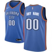 Cheap Men's Oklahoma City Thunder Nike Blue Swingman Custom Icon Edition Jersey