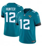 Cheap Men's Jacksonville Jaguars #12 Travis Hunter Teal 2025 Draft F.U.S.E. Vapor Untouchable Limited Football Stitched Jersey