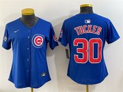 Youth Chicago Cubs #30 Kyle Tucker Royal 'Ryne Sandberg Tribute' Vapor Limited V2 Stitched Baseball Jersey Cheap Wholesale
