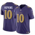 Men's Baltimore Ravens #10 DeAndre Hopkins Purple 2025 F.U.S.E. Vapor Limited Football Jersey Cheap