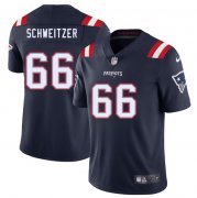 Men's New England Patriots #66 Wes Schweitzer Navy 2025 Vapor Limited Football Stitched Jersey Cheap